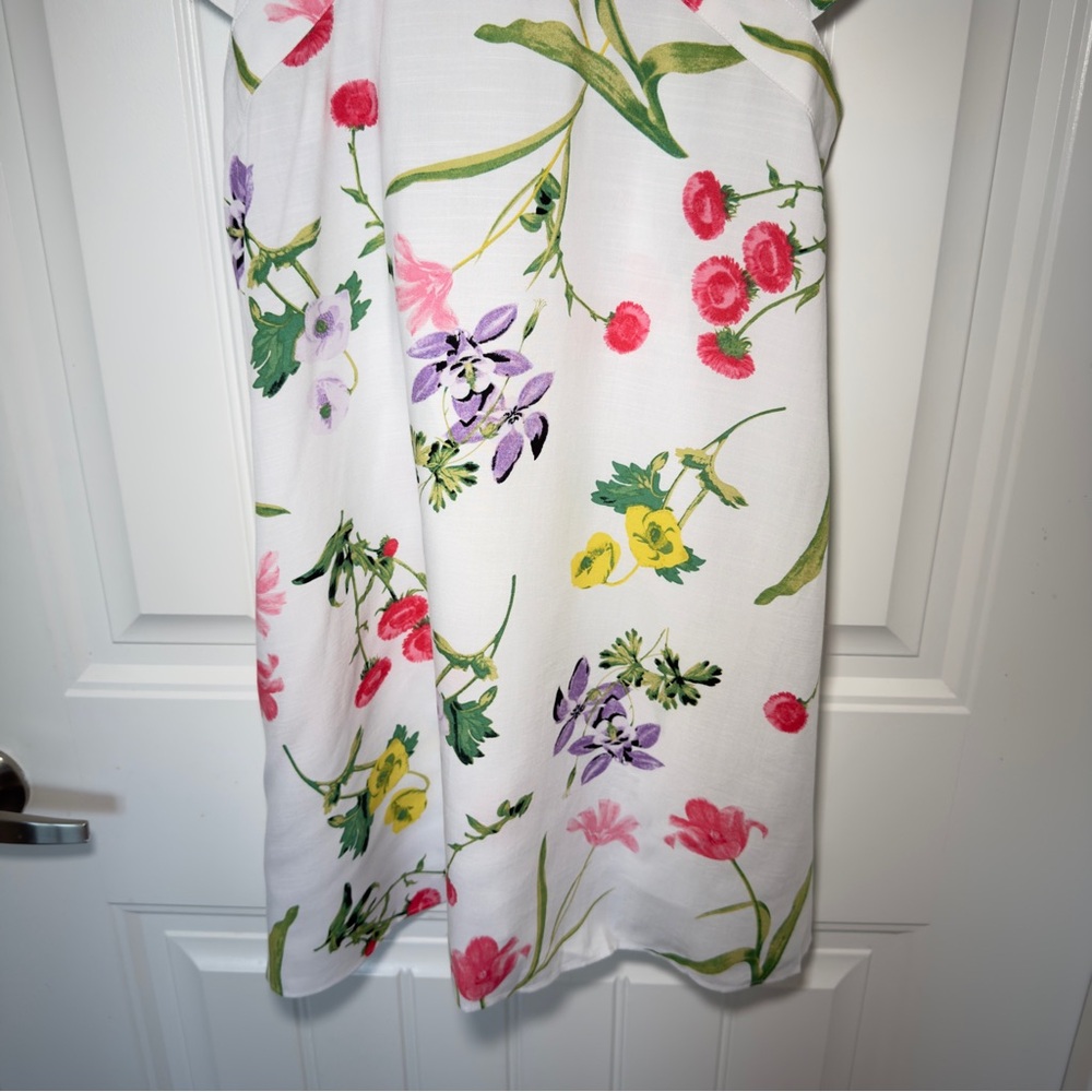 Loft Women’s Size 10 Dress Botanical Cutout Side Floral Fairycore Cottagecore - Picture 6 of 12